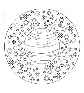 "Solar system" Mandala